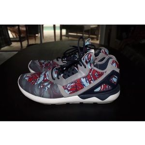 Adidas Tubular Runner Red, White, Blue, & Gray